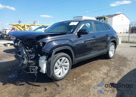 2023 Volkswagen Atlas Cross Sport 3.6L V6 Se W/Technology из США, поврежденный, VIN 1V2HE2CA4PC209916